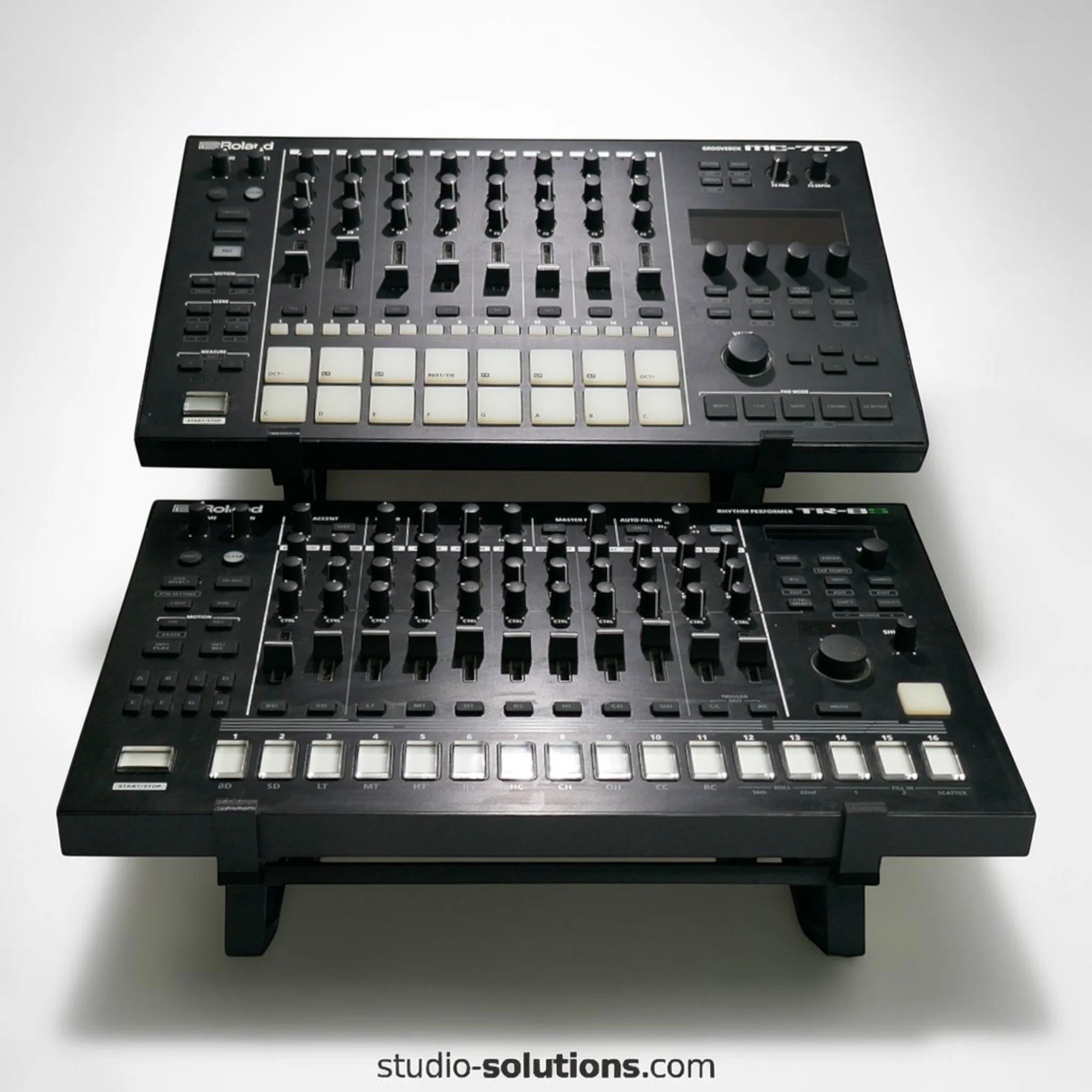 2 Tier Roland Aira Double Tabletop Desktop Music Studio Stand MX-1